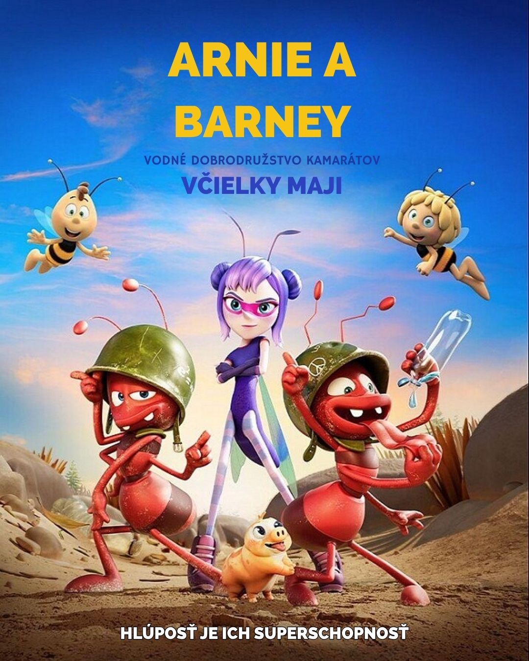 Arnie a Barney: Vodné dobrodružstvo kamarátov Včielky Maji | Slovenský umelecký dvor - Ovsištské námestie 1, 851 04 Bratislava